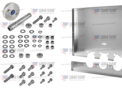 Conjunto completo da tampa de vedação do painel de proteção da cabina em alumínio (parte superior, parte inferior, anel de vedação, parafusos) CF3LP-Speedster